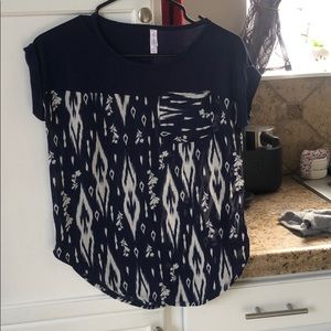 Flowy Blue Blouse